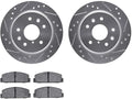 Rear Brake Pad and Rotor Kit for Mazda RX7 (1986–1991) YV397KM