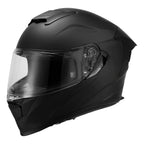 Full Face Motorcycle Helmet for Street Bike (Dual Visor, Extra Tinted Shield)