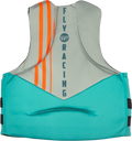 Neoprene Flotation Vest for Watercraft (Medium, Teal/Grey/Orange)