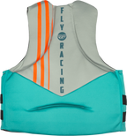 Neoprene Flotation Vest for Watercraft (Medium, Teal/Grey/Orange)