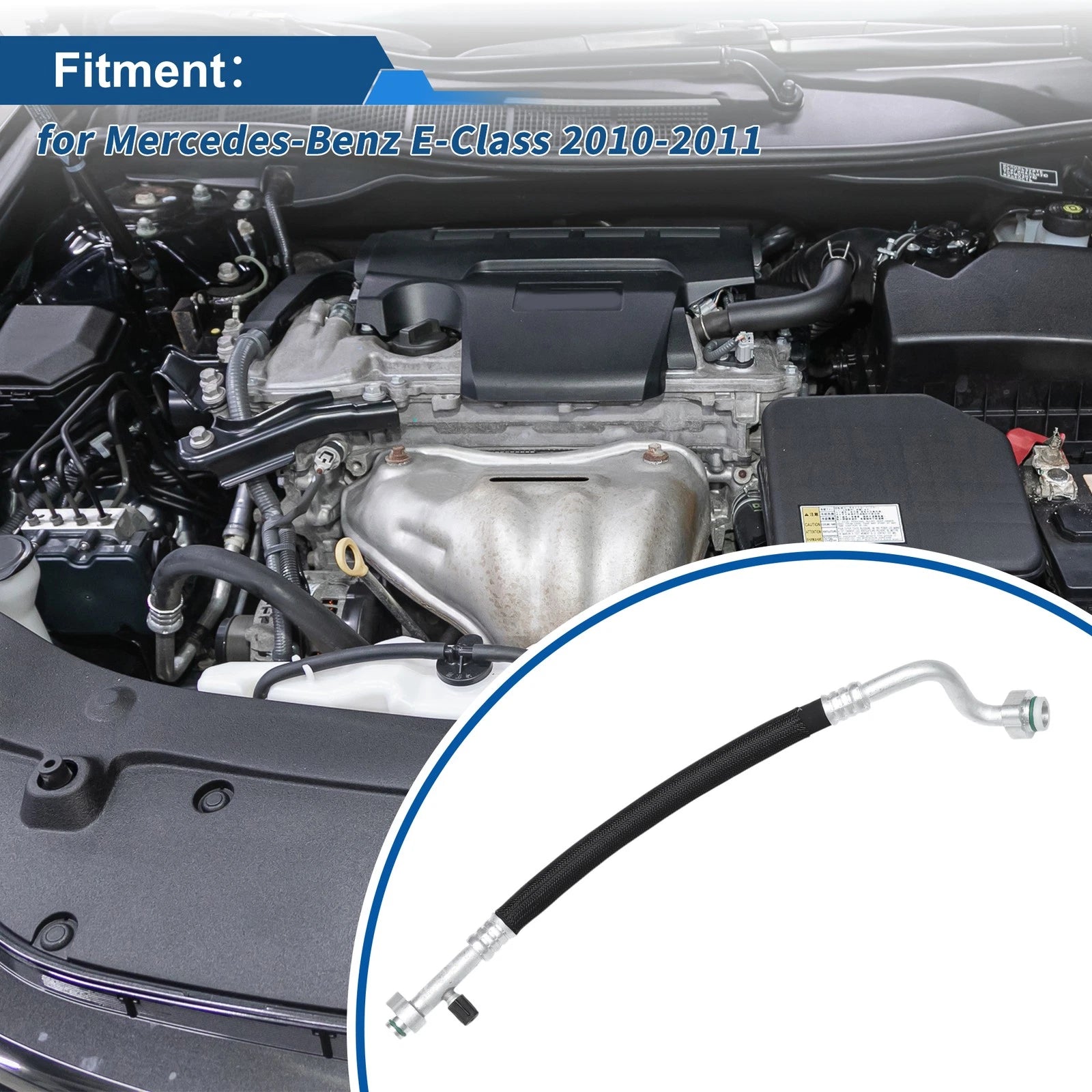 A/C Refrigerant Liquid Hose for Mercedes-Benz E-Class (2010–2011) No. 2128307815