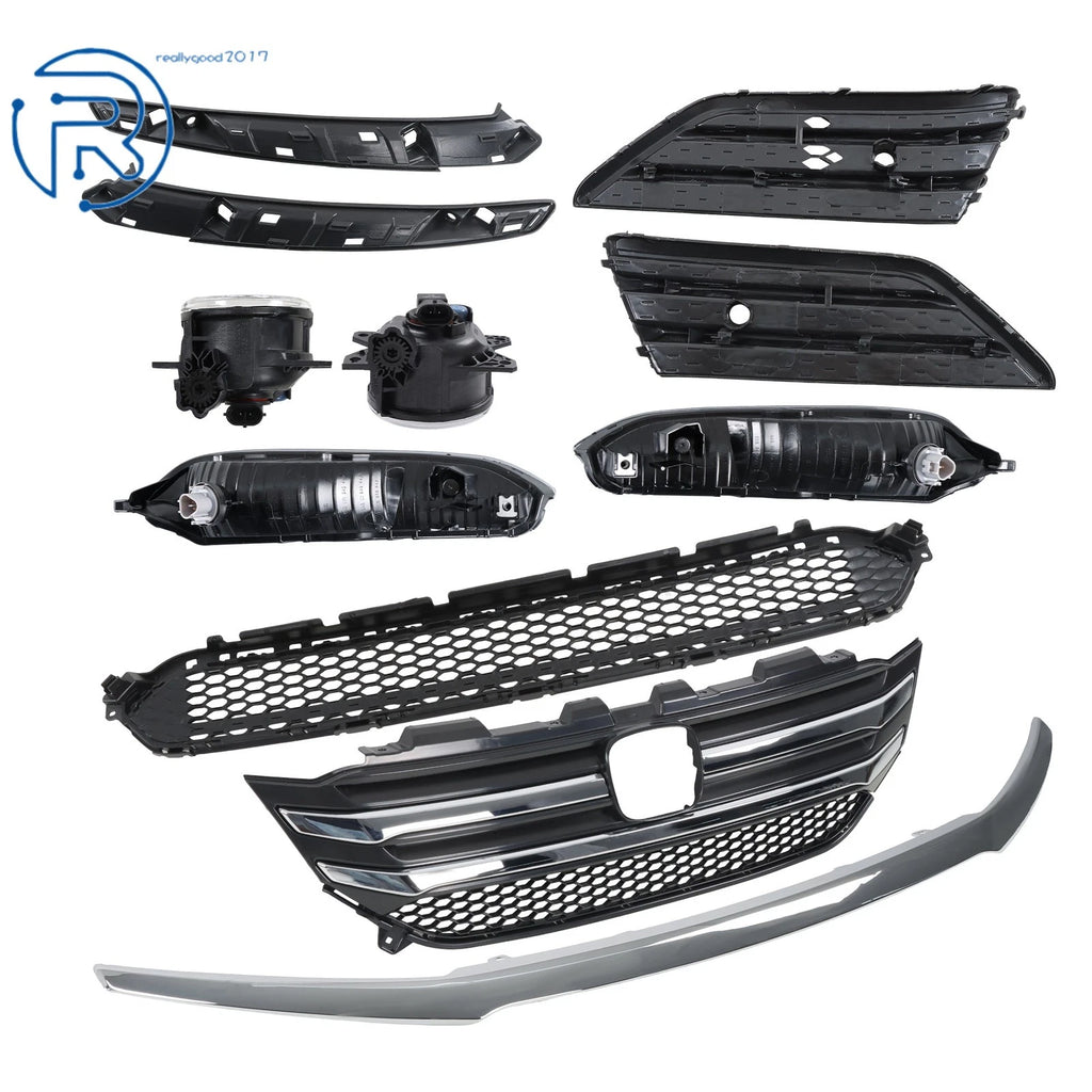 Grille & Fog Light Package for Honda Pilot Elite Touring (2016-2018)