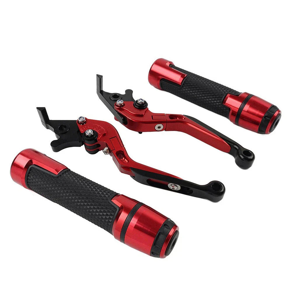 Red Extendable Brake Clutch Levers for Honda CBR125R CBR250R (2004-2016)