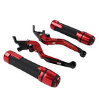 Red Extendable Brake Clutch Levers for Honda CBR125R CBR250R (2004-2016)