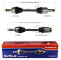 Set of 2 Front CV Axle Shafts for Kia Sorento 4WD (2003–2009) SurTrack