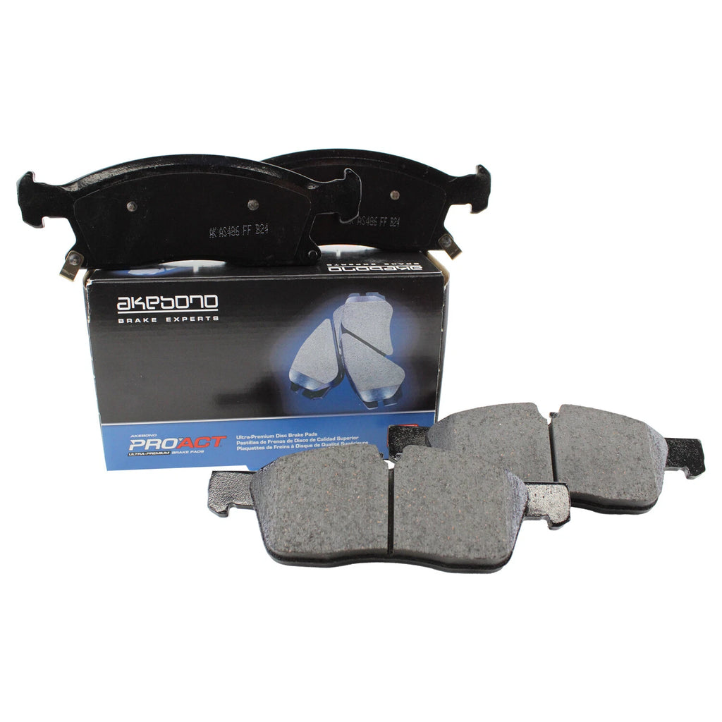 Set of 4 Akebono ProACT Front Ceramic Brake Pads for Durango Grand Cherokee