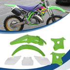 7PCS Plastics Kit Bodywork Fairing for Kawasaki KX125 KX250 (1994–1998)