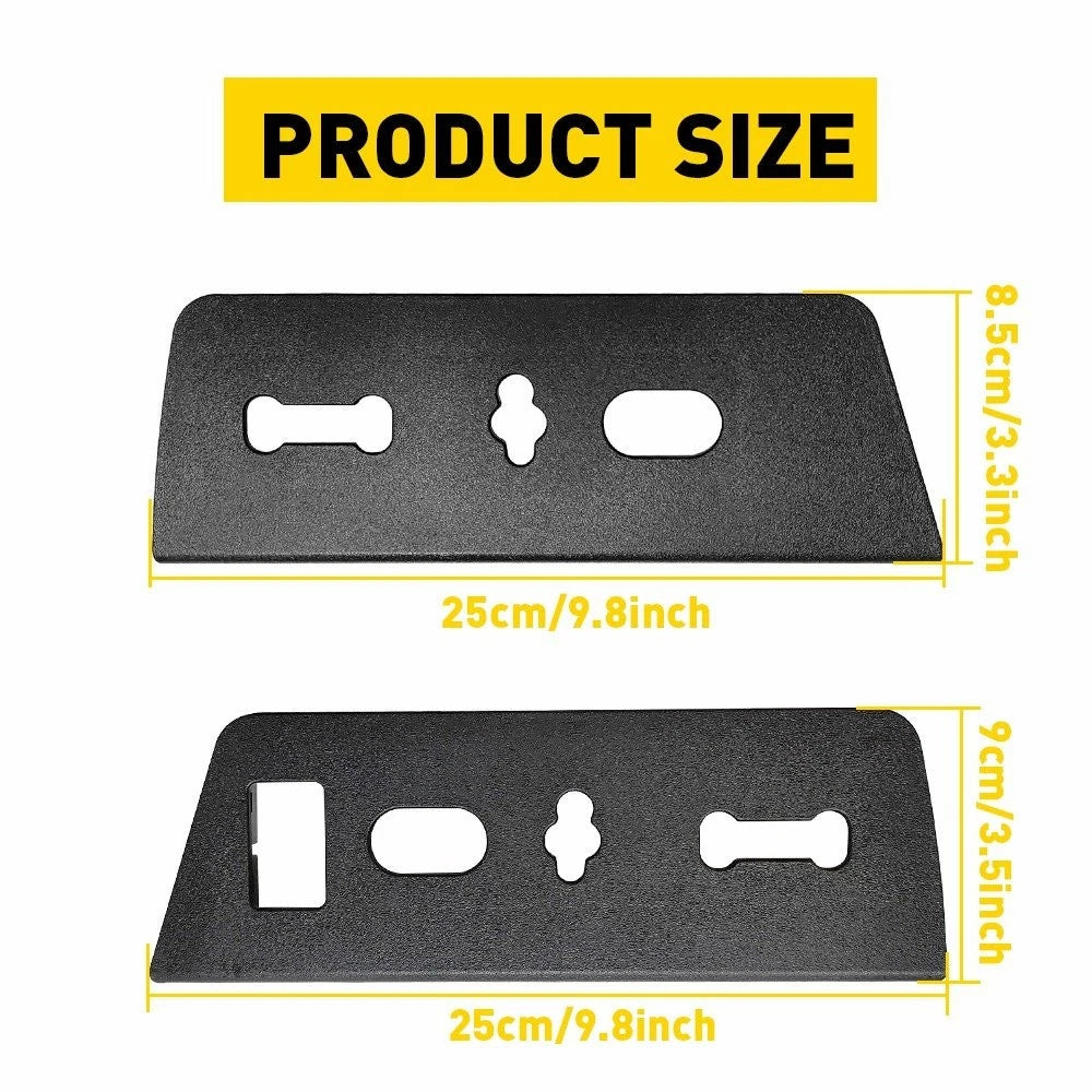 Set of 2 Seat Switch Housing Trim Bezels for Ford F-150 (2009–2014)