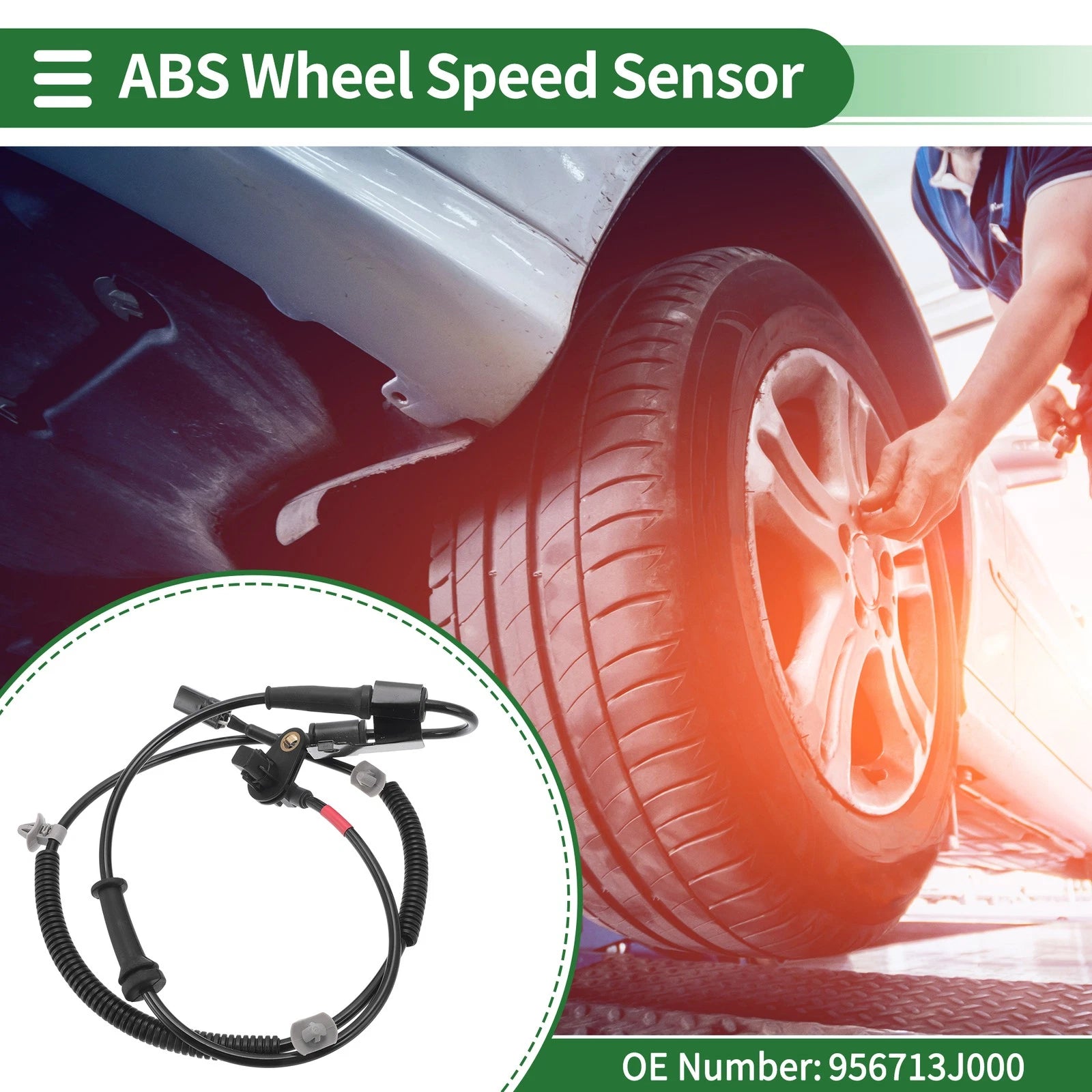 ABS Wheel Speed Sensor No. 956713J000 for Hyundai Veracruz (2007–2012)