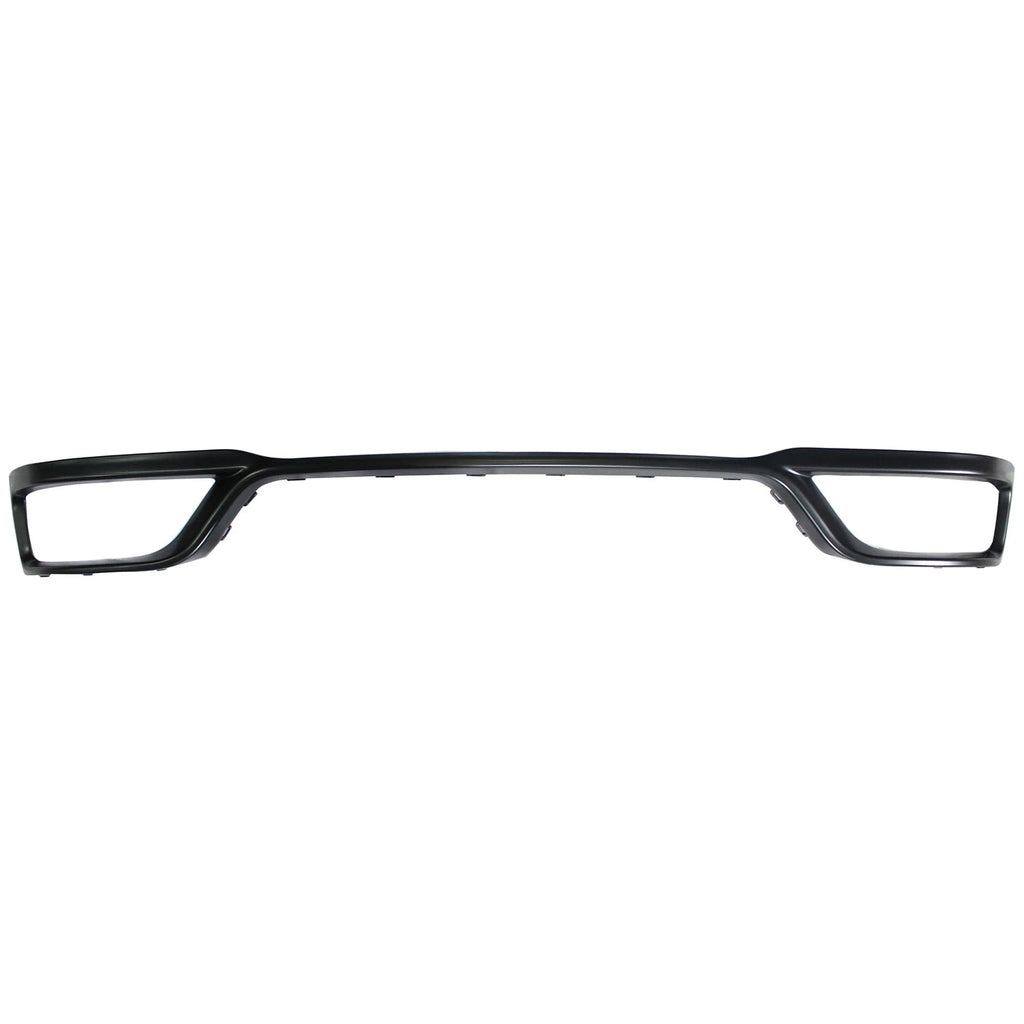 Replacement Black Primed Polypropylene Front Center Bumper Cover Molding