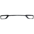 Replacement Black Primed Polypropylene Front Center Bumper Cover Molding