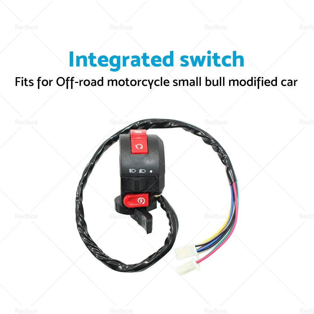 7 Wire Kill Switch Button Housing for 110cc 125cc PIT Quad Dirt Bike ATV