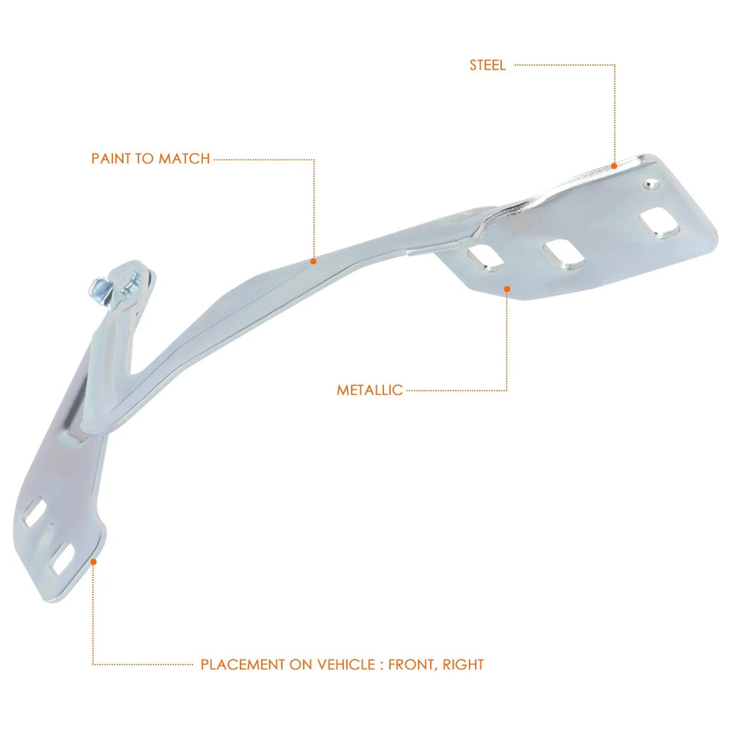 RH Engine Hood Hinge for Ford Fusion (2013–2020) OE Factory Style