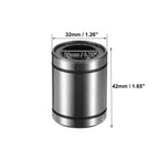 Set of 4 LM20UU Linear Ball Bearings for Cars (20mm ID x 32mm OD x 42mm)
