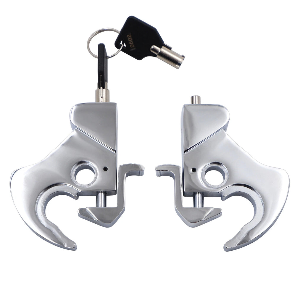 Sissy Bar Luggage Rack Detachable Locking Latch Kit for Harley Touring Softail