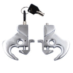 Sissy Bar Luggage Rack Detachable Locking Latch Kit for Harley Touring Softail