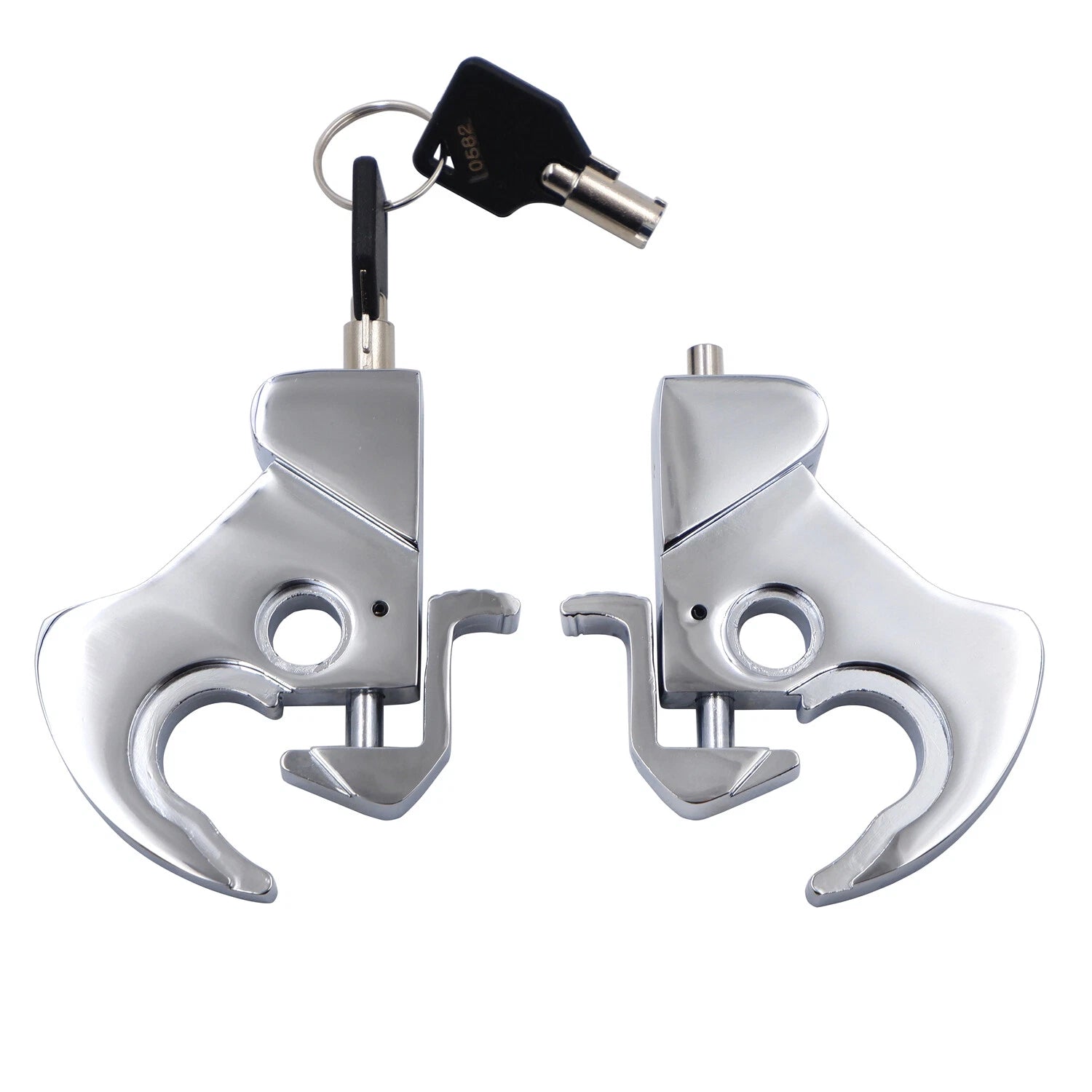 Sissy Bar Luggage Rack Detachable Locking Latch Kit for Harley Touring Softail