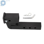 Trailer Hitch Riser for 2 Inch Receivers (7500 lbs, 4 Inch Rise/Drop)