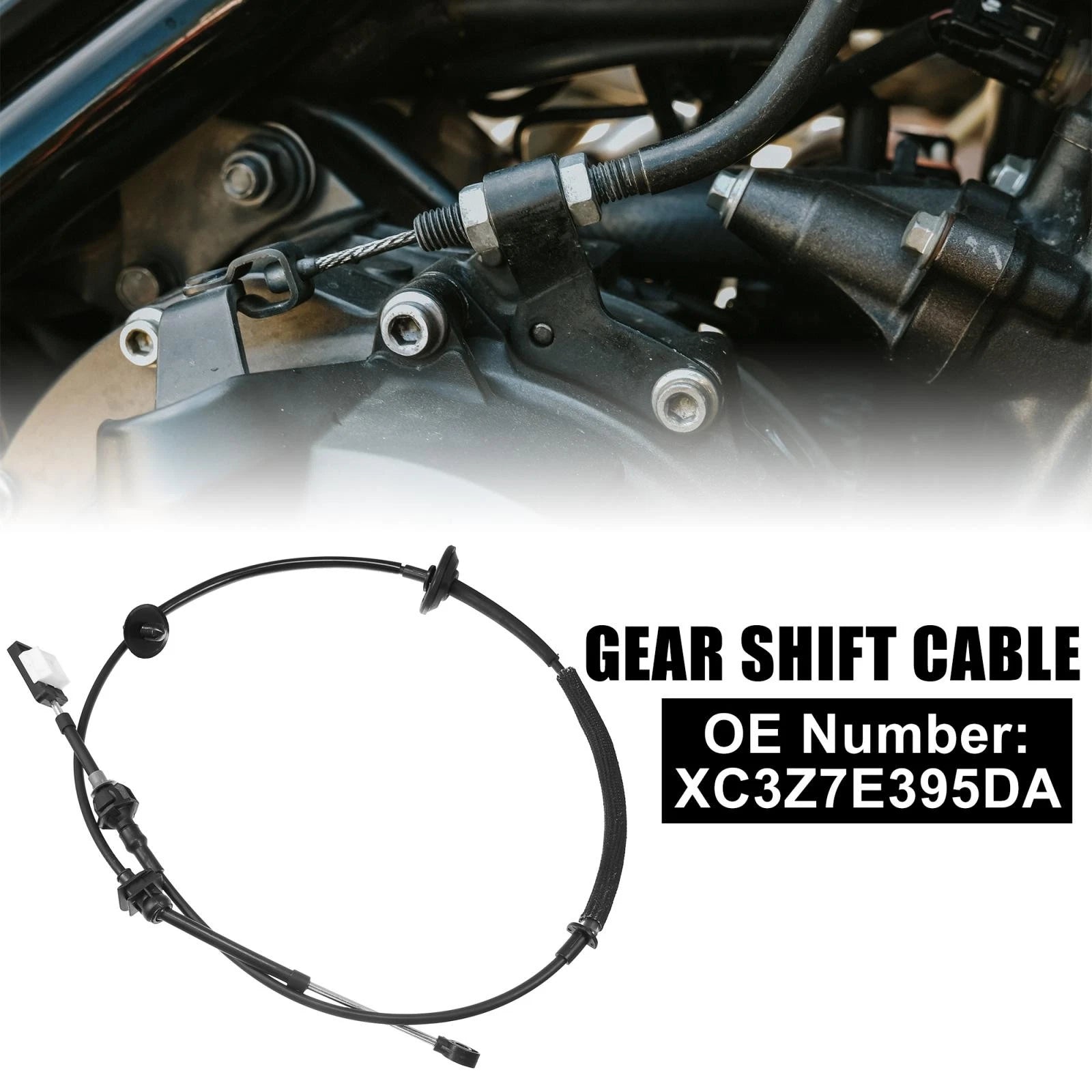 Transmission Cable XC3Z7E395DA for Ford F250 F350 F450 (1999–2004)