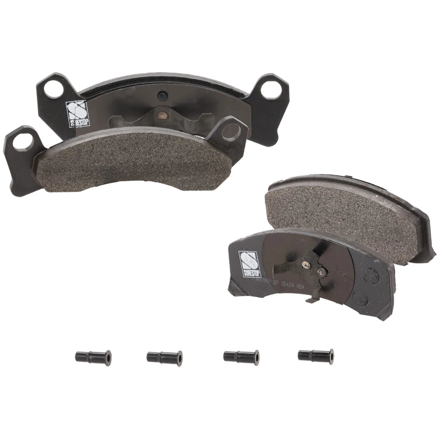Set of Front Semi-Metallic Brake Pads for Lincoln Town Car (1991–1994)