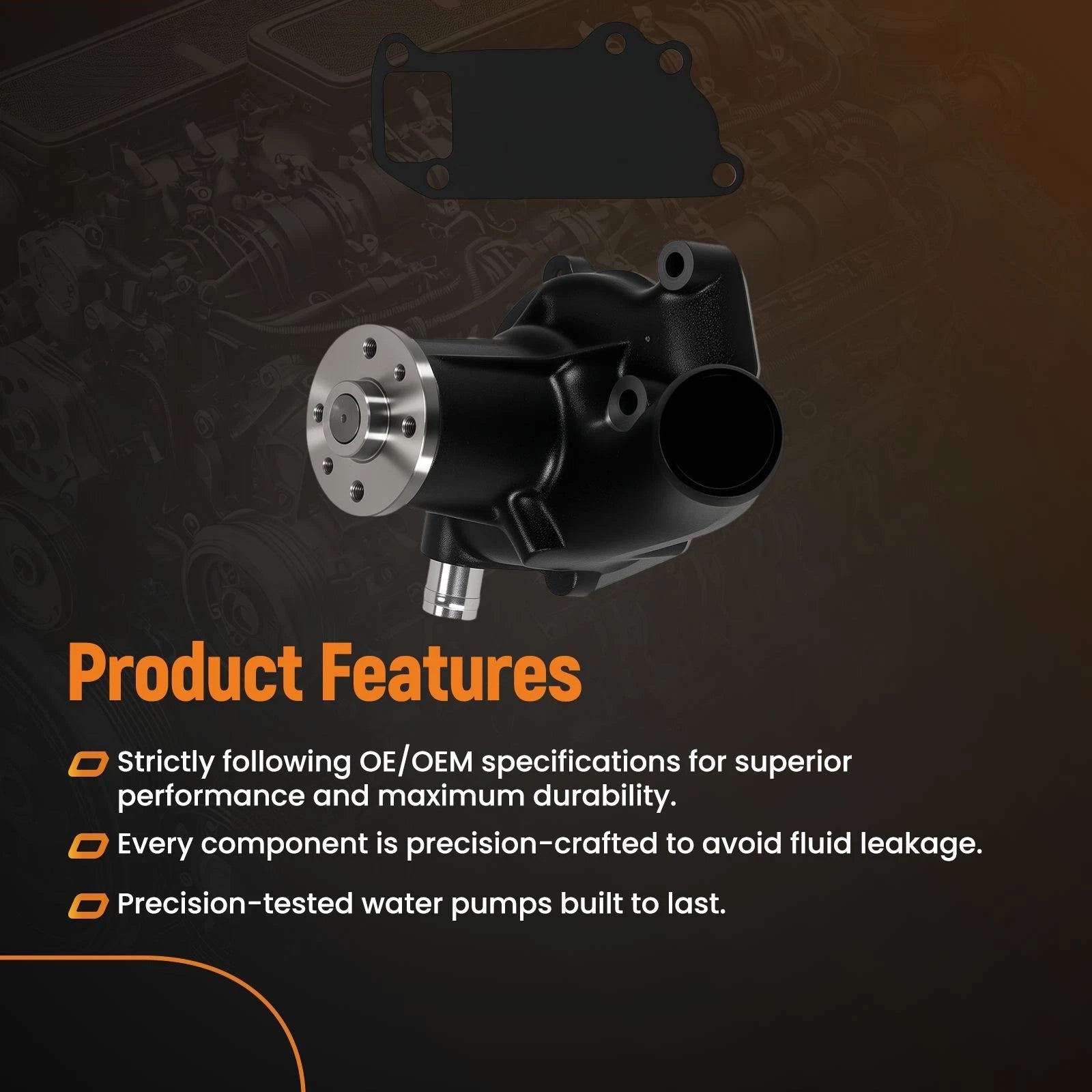 Water Pump for Isuzu HR900S (6BG1)