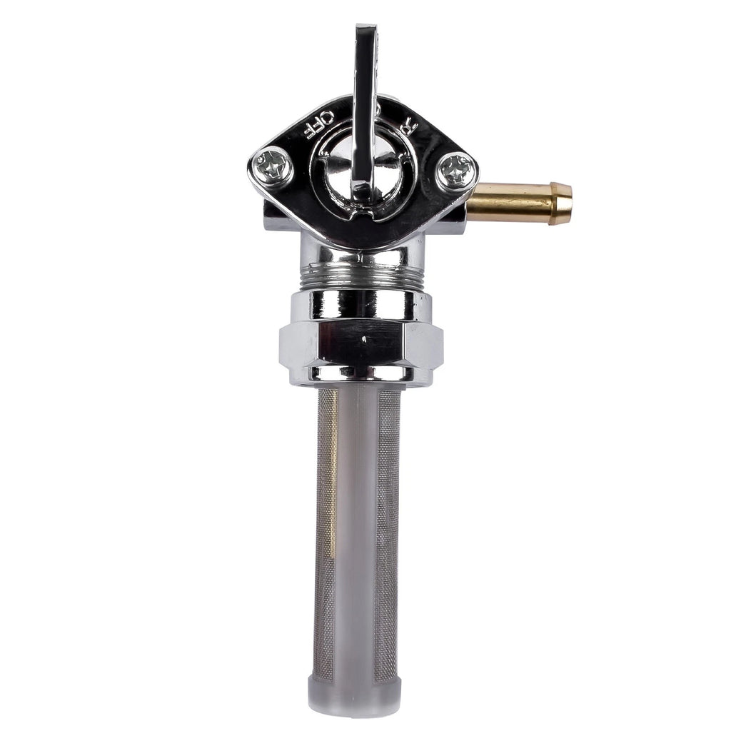 Left Spigot Fuel Valve 22mm for Harley-Davidson FXS FXD FLH FLST FXR FLT (1970–2023)
