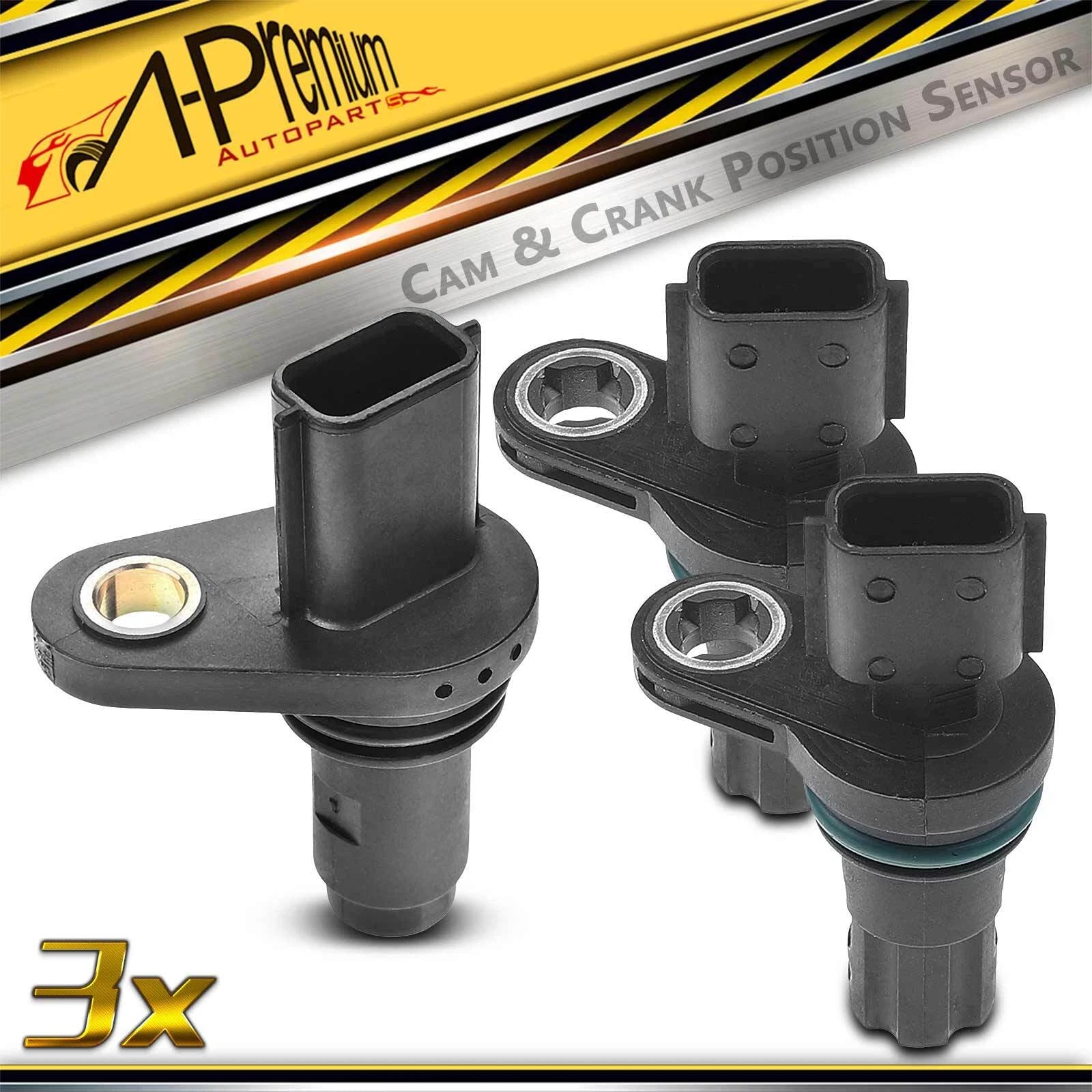 2X Camshaft Crankshaft Position Sensor for Nissan Versa (2009–2010)