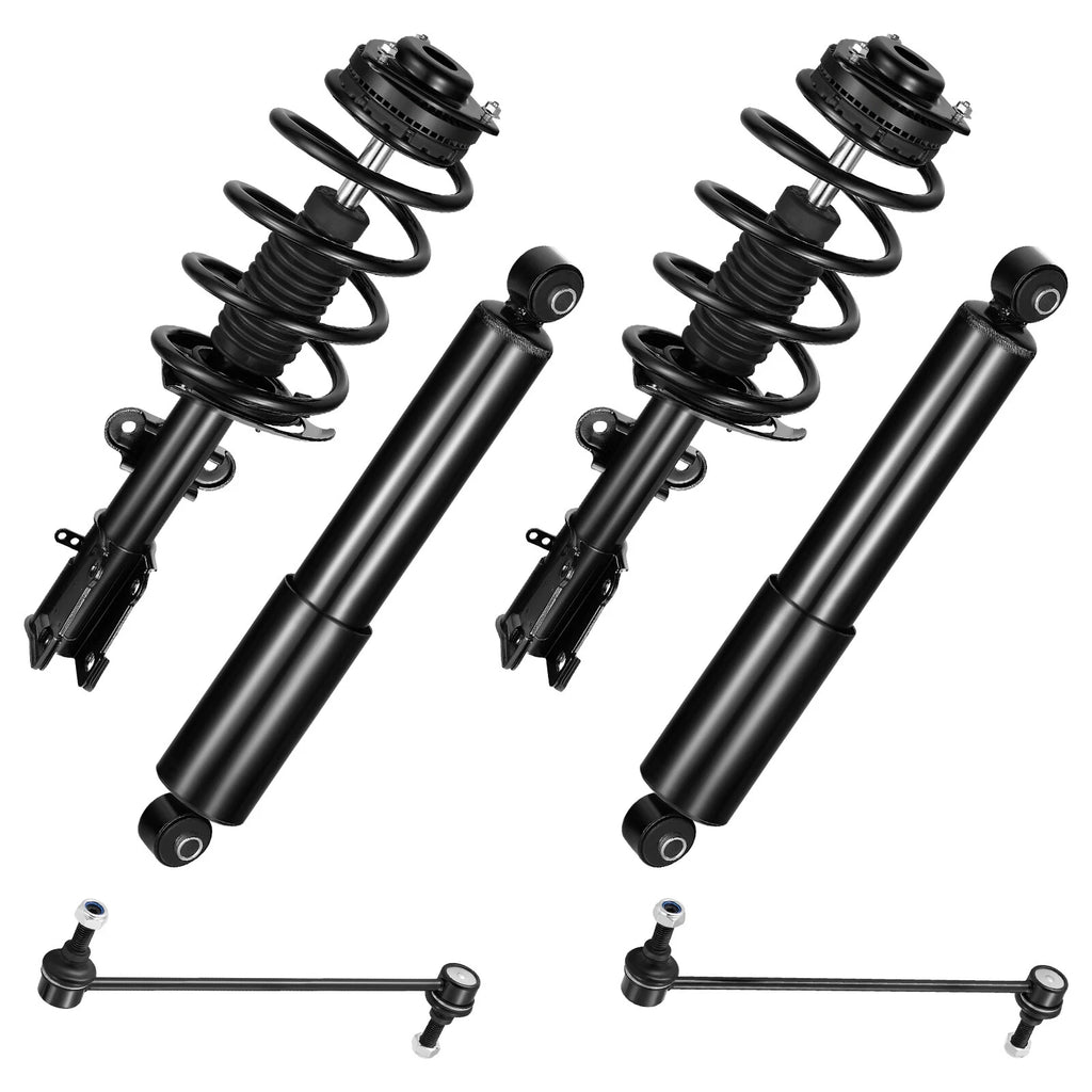 Front Struts and Rear Shock and Sway Bar for Dodge Grand Caravan and Town & Country (2008–2020)