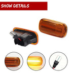 Sequential Amber LED Side Marker Lights for Honda Civic Acura RSX Integra