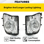 Pair Fog Lights for Lexus IS250 IS350 (2006–2010) - Clear, with Bulbs
