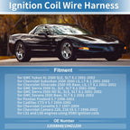 2X Ignition Coil Wire Harness No.12558948 for Chevy Corvette 5.7L (1997–2004)