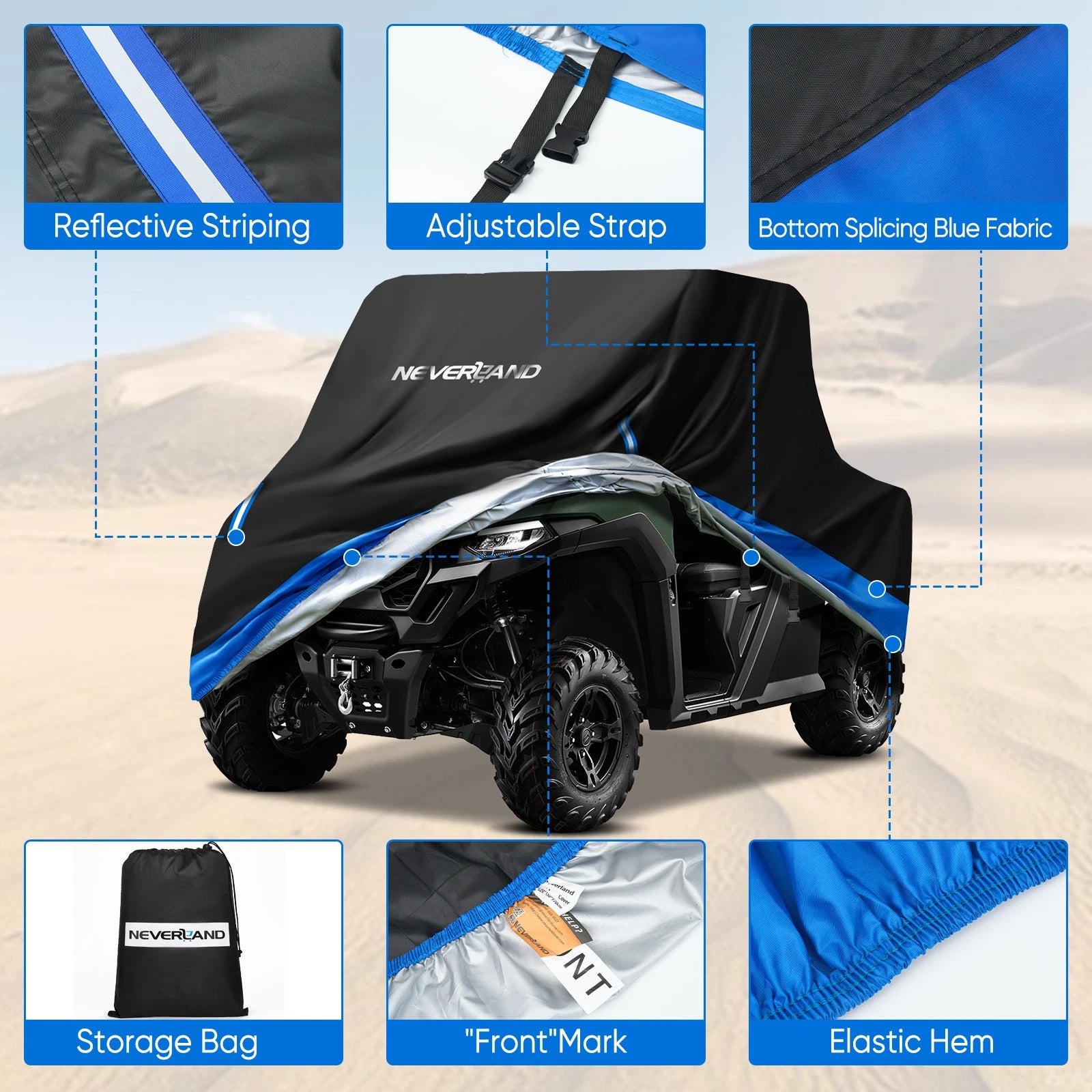 Heavy Duty Waterproof UTV Cover for Polaris XP4 1000 (2017–2023)