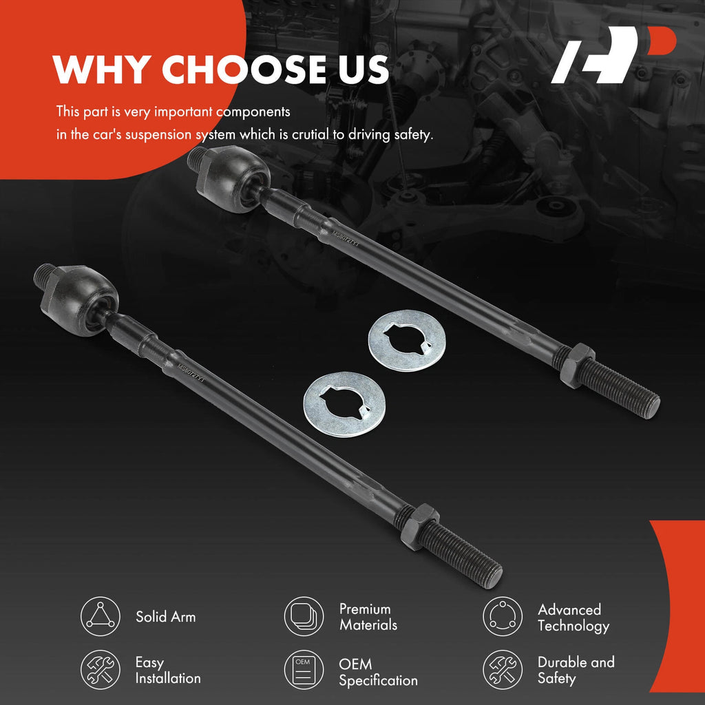 2X Front Inner Tie Rod End Kit for Mitsubishi Lancer (2003-2006)