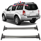 Set of 2 Aluminum Roof Top Rack Cross Bars for Nissan Pathfinder (2005–2012)