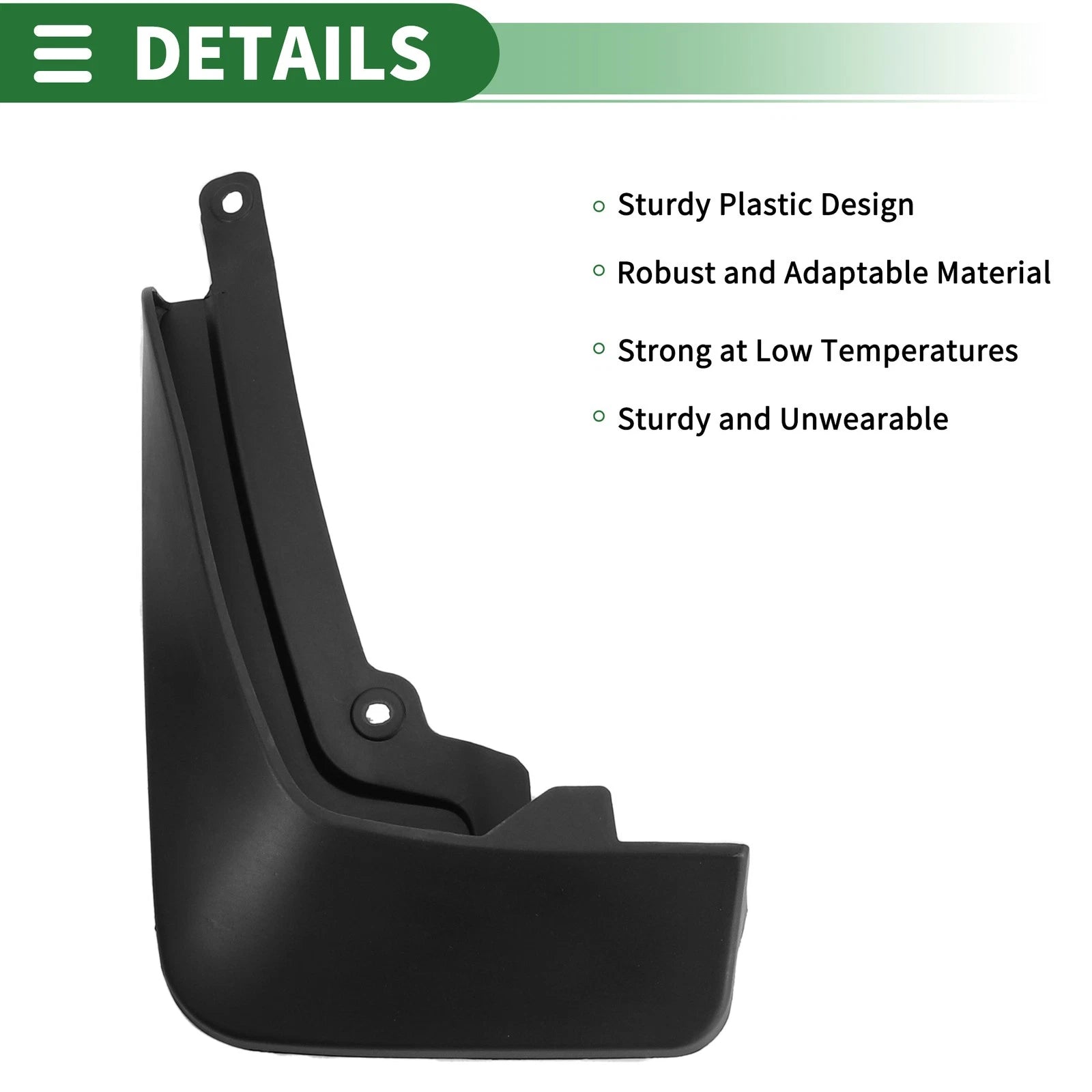 Mud Flaps Splash Guards for Buick Envision S (2020–2024) W/ Mounts