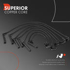 7X Spark Plug Wire Set for Mitsubishi 3000GT (1997–1999) 3.0L SOHC 7mm