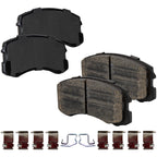Set of 4 Front Ceramic Brake Pads for Mitsubishi Lancer (2002–2007)