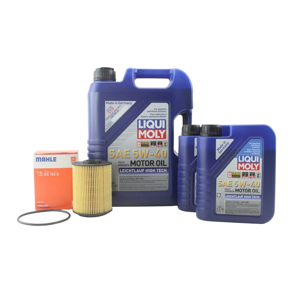 Oil Change Kit 7L Liqui Moly 5W-40 Mahle for Audi 3.2/3.6L