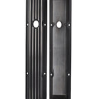 Tall Finned Valve Covers & 12" Oval Air Cleaner Kit for SBC Chevy (1958–1986)