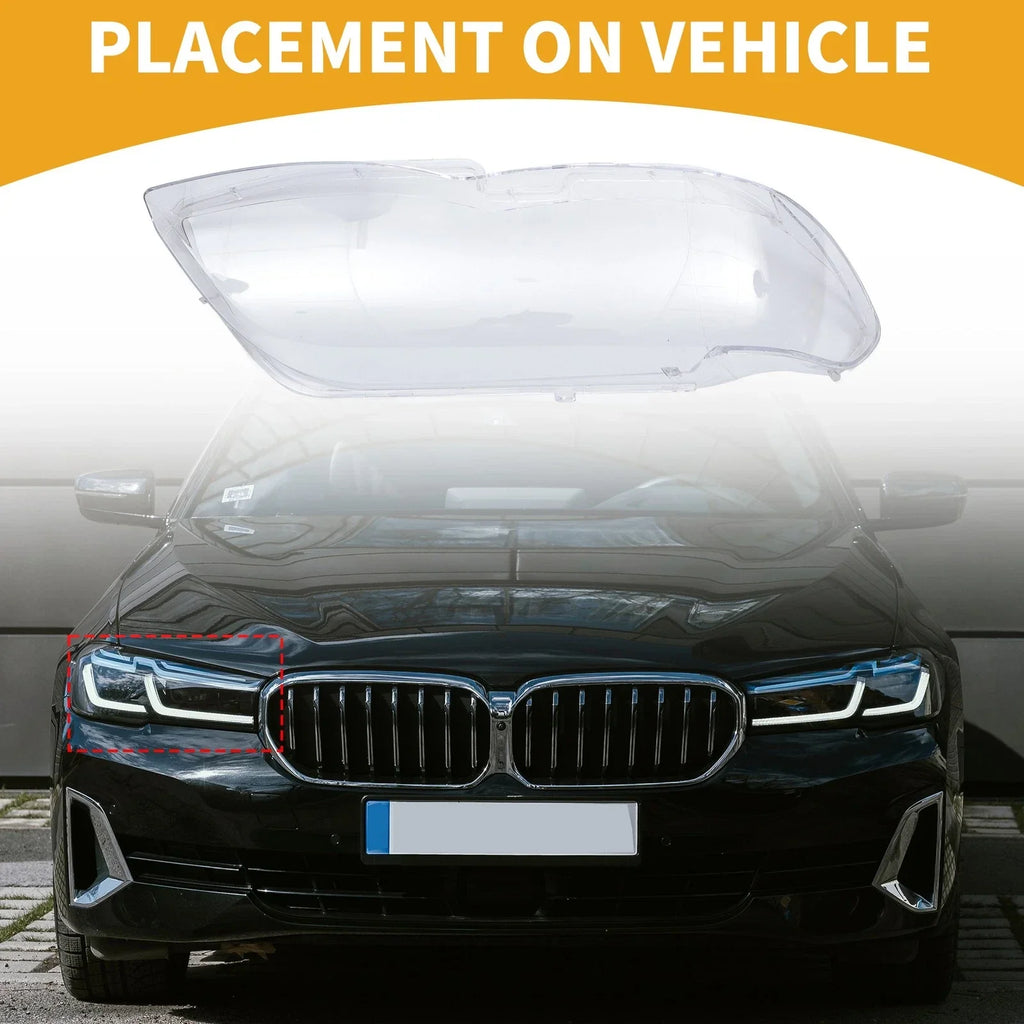 1 x Front Right Headlight Lens Cover Clear for BMW X5 (2004 - 2006)