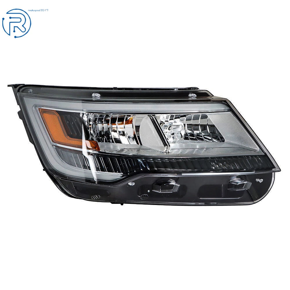 Right Side Headlight for Ford Explorer (2016-2019) Halogen with LED DRL