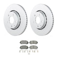 Front Rotors & Akebono ProACT Brake Pads Kit for Mazda CX-5 (2013–2021)