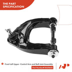 2X Front Upper Control Arm with Ball Joint for Mitsubishi Montero