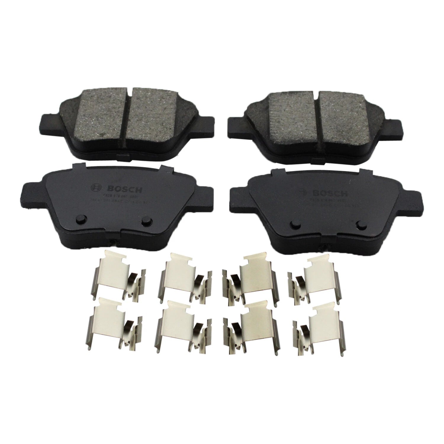 Set of 4 Bosch QuietCast Rear Ceramic Brake Pads for A3 Quattro A4 Eos Golf GTI Passat (2006–2016)