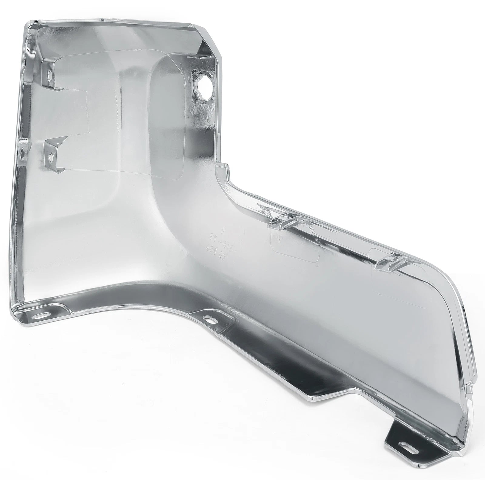 Set of 2 Chrome Rear Bumper End Caps for Toyota Tacoma (2016–2023)