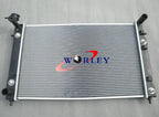 Radiator for Holden Commodore VT VX WH V6 Twin Oil Cooler + Blue Hose (1997-2006)