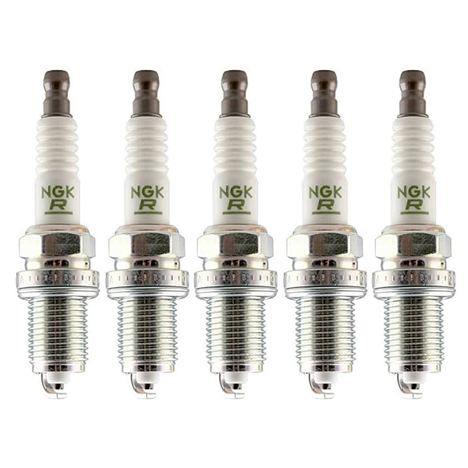 Set of 5 NGK V-Power Spark Plugs 6427 for Audi 4000 5000 VW Quantum (1980–1991)