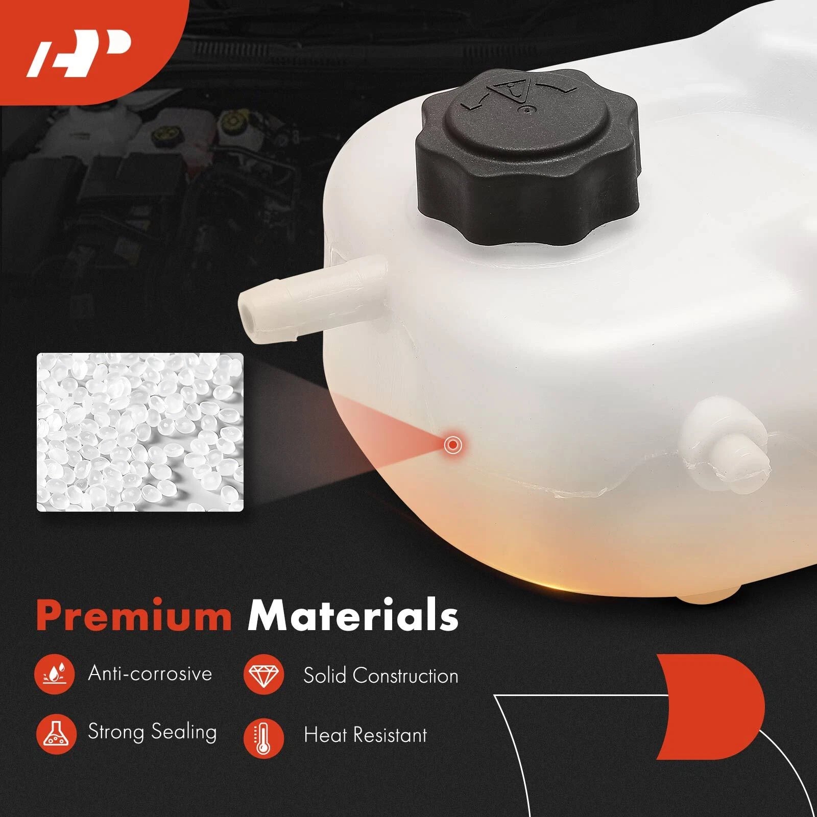 Coolant Expansion Tank for Jeep Cherokee Wagoneer Comanche (1987–1990)