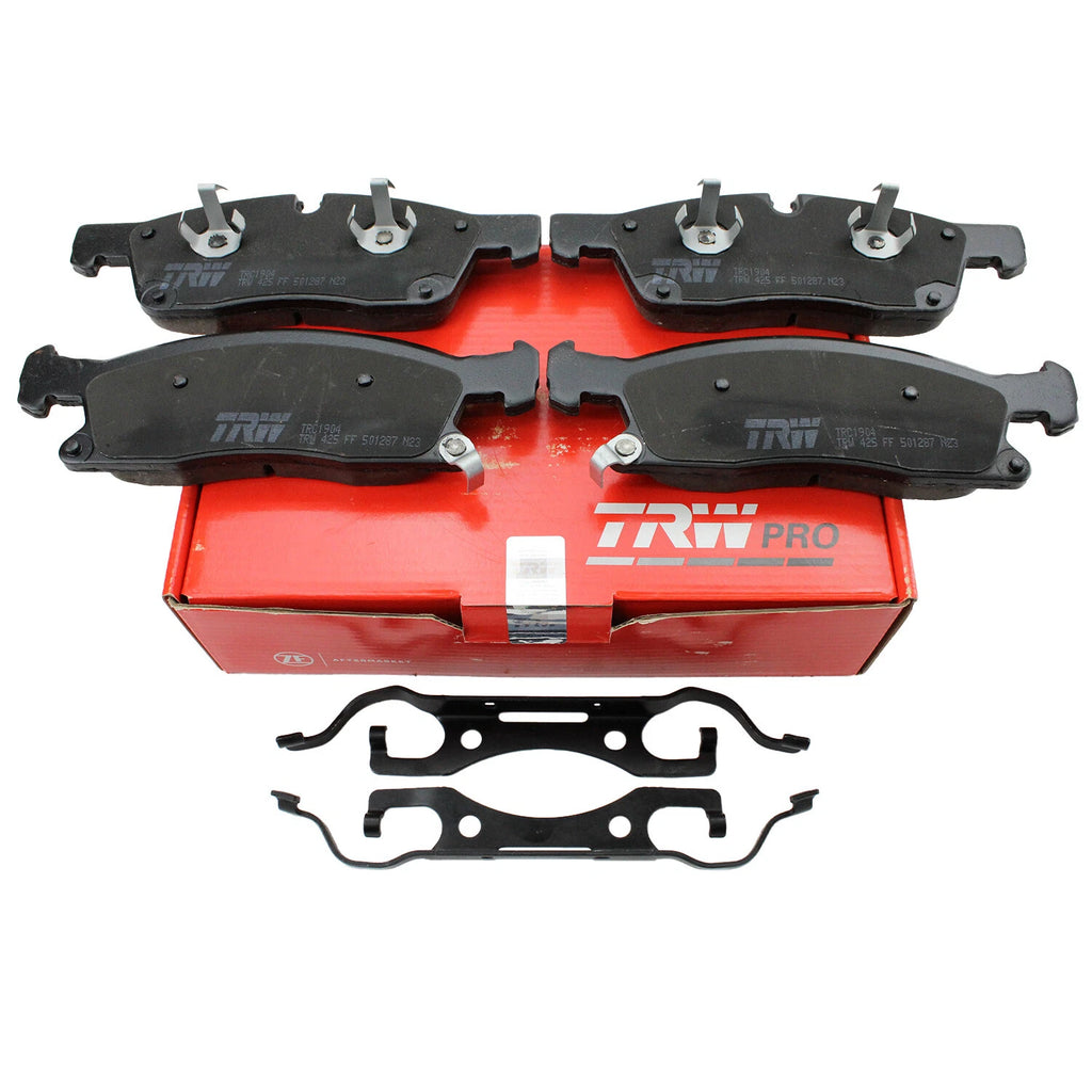 Set of 4 TRW Pro Front Ceramic Brake Pads for Dodge Durango Jeep Grand Cherokee