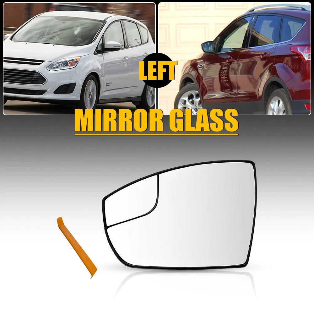 1X Mirror Glass Non-Heated for Ford C-Max Hybrid (2013–2018) LH Side